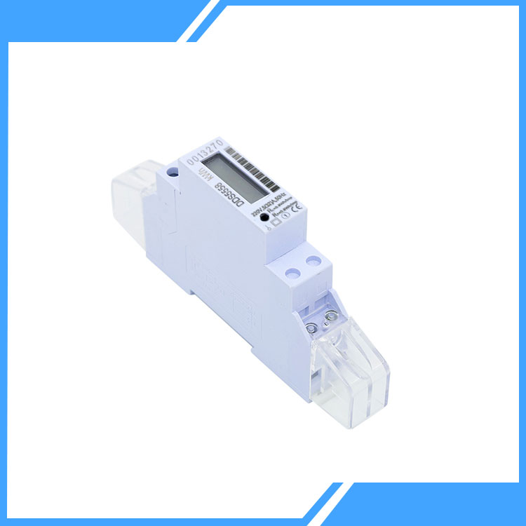 Mini Din Rail Kwh Super Capacitor Energy Meter