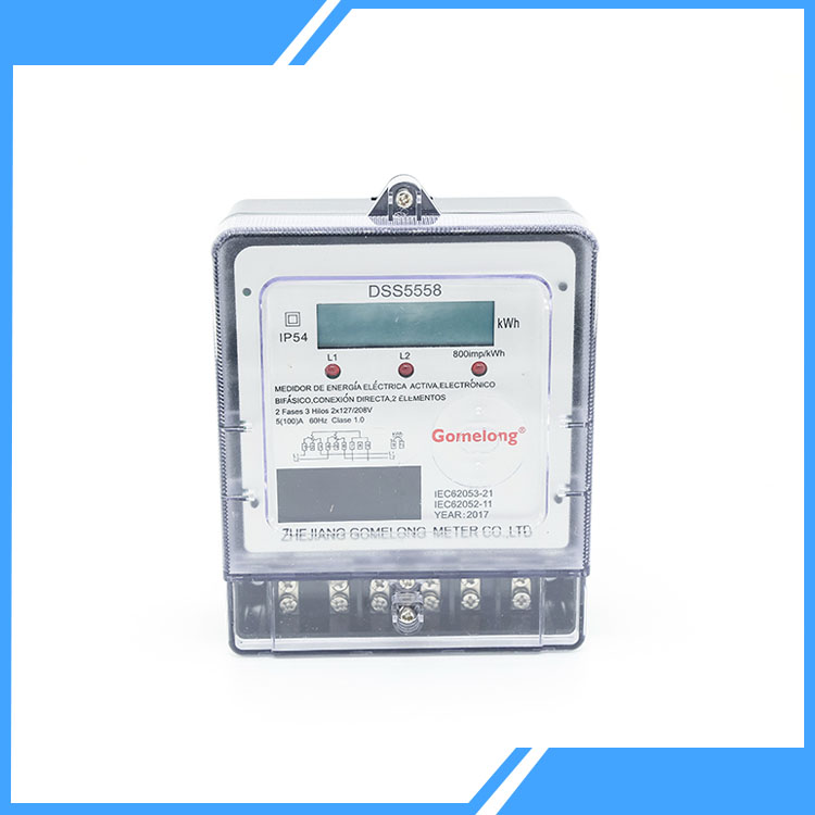 Two Phase Three Wire Modbus RTU Energy Meter